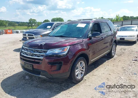 2018 Ford Explorer Xlt z USA, uszkodzony, nr VIN 1FM5K8D82JGB65275